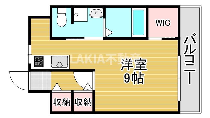 ヴァンスタージュ大阪城イースト(ワンルーム/2階)の間取り写真