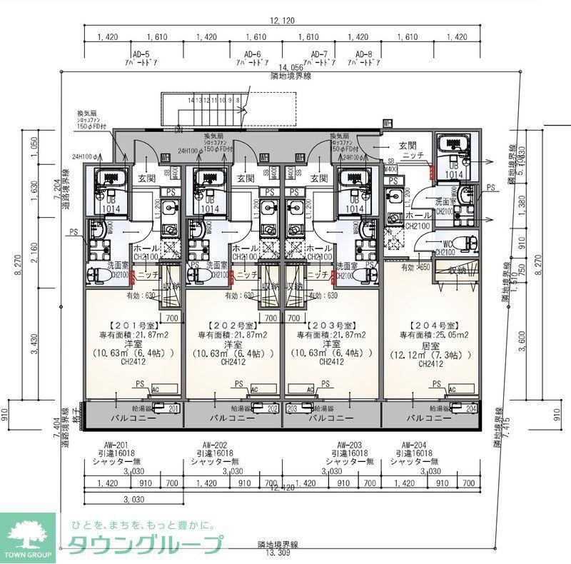 Nプラス柏豊四季(1K/2階)の間取り写真