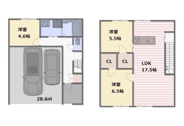 SORANONE(3LDK/2階)の間取り写真