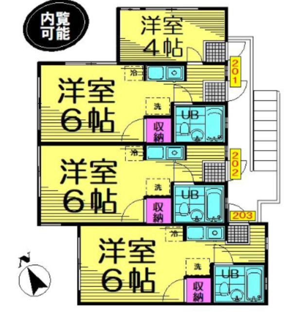 STARTING POINT前沢2階(ワンルーム/2階)の間取り写真
