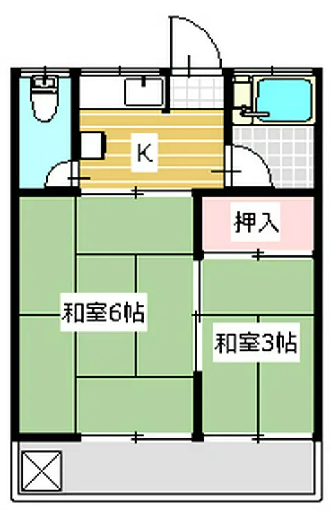 小林荘 1階階 間取り