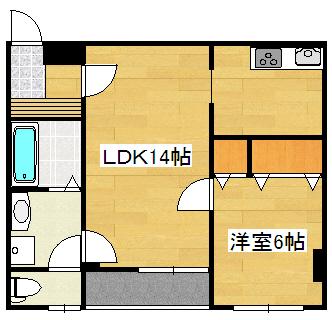 DOMUS STYLE(1LDK/3階)の間取り写真