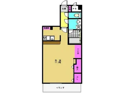 コンフォート大泉学園Ⅱ(ワンルーム/5階)の間取り写真