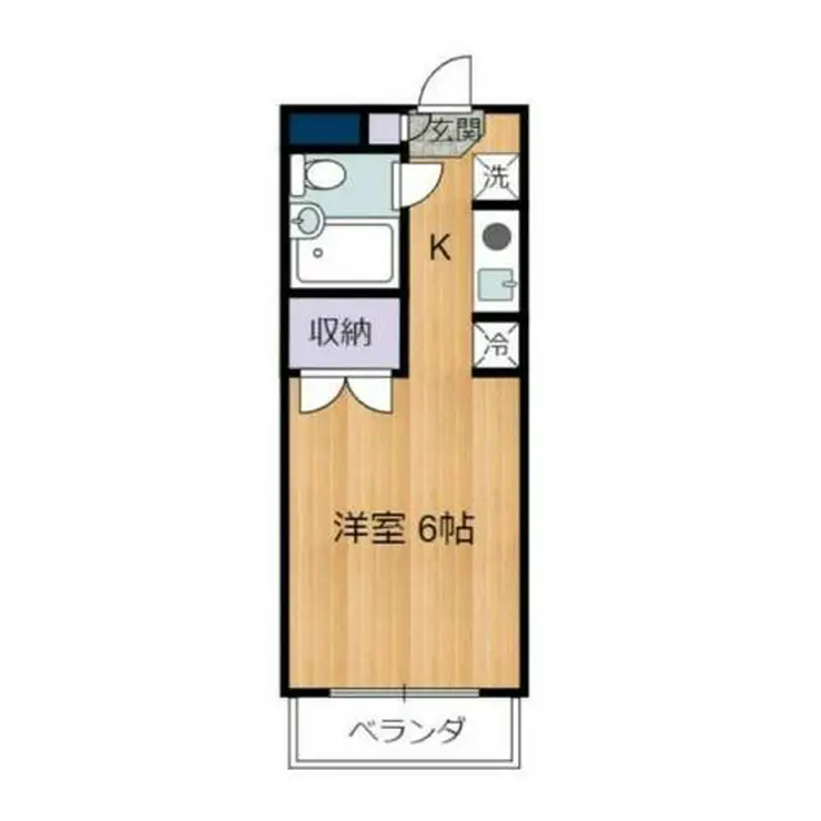 孝友第6ビルグリーンハイツ麻生 3階階 間取り