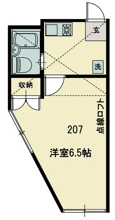 メルヘンランドB 2階階 間取り