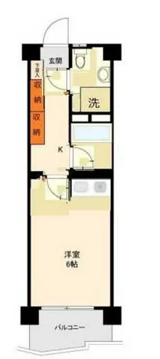 四谷コーエイマンション 11階階 間取り