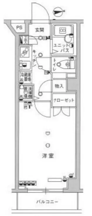 スカイコート蒲田第7 1階階 間取り