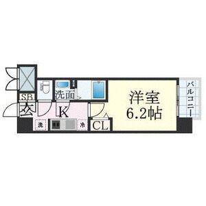 プレサンスOSAKA三国ネオス(1K/9階)の間取り写真