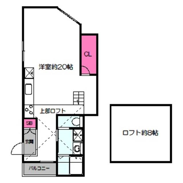 LUX SQUARE SHIMIZU(ワンルーム/3階)の間取り写真