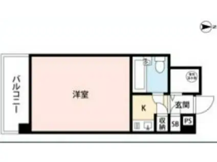 ライオンズプラザ池袋(ワンルーム/7階)の間取り写真