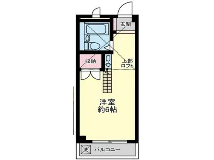 エクセル徳丸(ワンルーム/1階)の間取り写真
