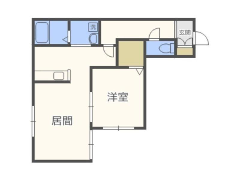 クラリス美園(1LDK/4階)の間取り写真