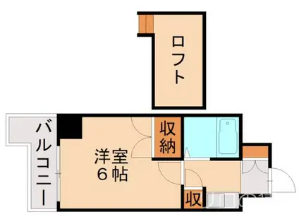 ロイヤルシャトー黒崎(1K/5階)の間取り写真