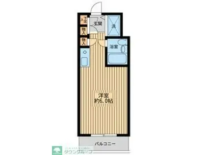 エルハイツ成増(ワンルーム/1階)の間取り写真