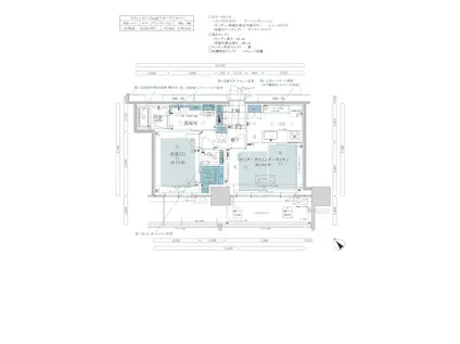 グランドメゾンTHE池下ガーデンタワー(1LDK/8階)の間取り写真