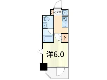 BPRレジデンス青砥(1K/3階)の間取り写真