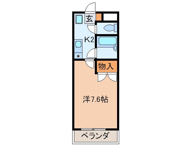 メゾン大橋(1K/3階)の間取り写真