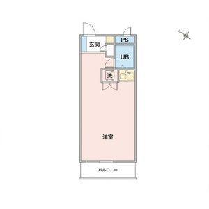 シャンソニエパレス(ワンルーム/3階)の間取り写真