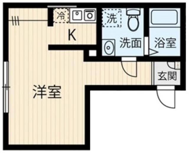 レオーネ八広(ワンルーム/4階)の間取り写真