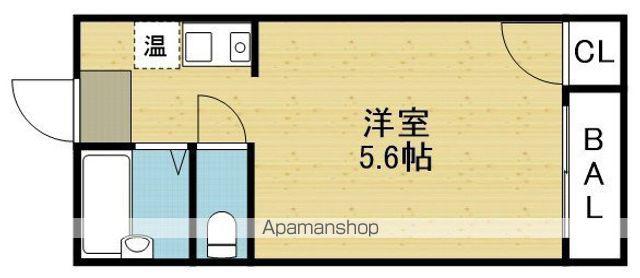 RENATUS新深江(ワンルーム/4階)の間取り写真