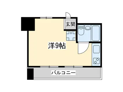 菅北ハイツ(ワンルーム/5階)の間取り写真