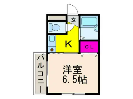 マ・メゾンYC(1K/3階)の間取り写真