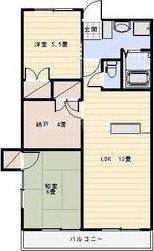 323BLD(2LDK/3階)の間取り写真