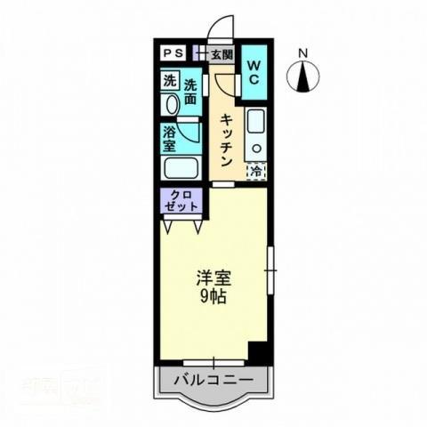 LUMIERE(1K/1階)の間取り写真