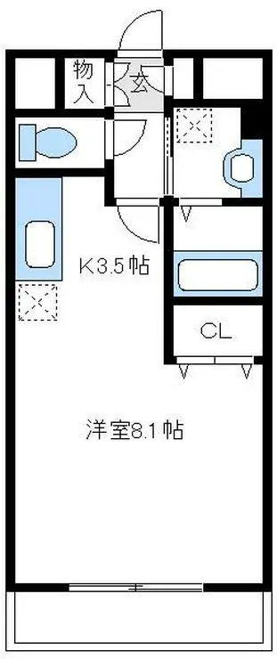 スタービレ海老名 9階階 間取り