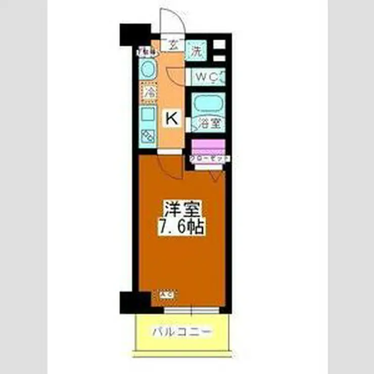 アルファコート川口元郷 4階階 間取り