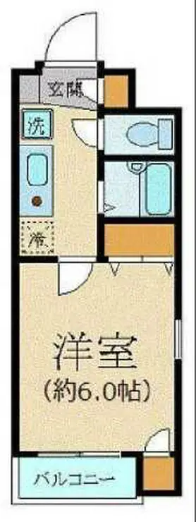 シンシア日本橋 3階階 間取り