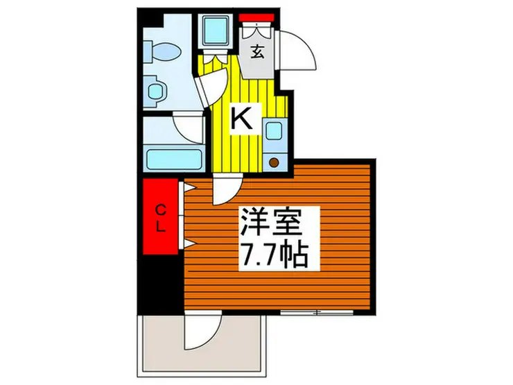 スパシエ トラッド 川口 8階階 間取り