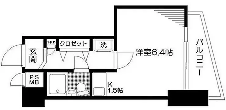 日神パレステージ南池袋 2階階 間取り