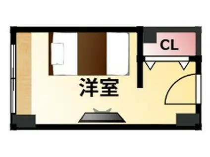 モテナプリーズ(ワンルーム/6階)の間取り写真