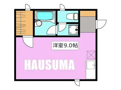 ハイツタナカ(ワンルーム/1階)の間取り写真