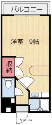 ロワイヤルヒルズ壱番館(ワンルーム/5階)の間取り写真