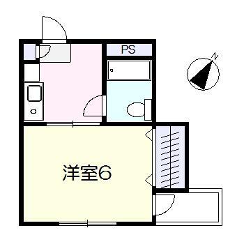 MYコート(1K/4階)の間取り写真