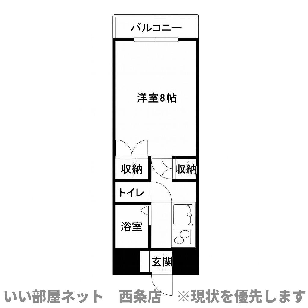 アーバンコート徳常(1K/4階)の間取り写真