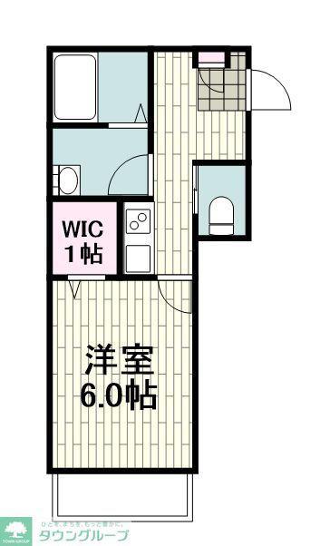 SECURE HOUSE ノース(1K/2階)の間取り写真