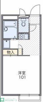 レオパレスアーバンライフオガワ(1K/2階)の間取り写真