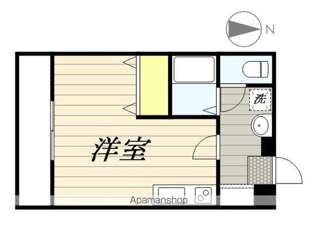 ソルクエスタ(ワンルーム/2階)の間取り写真