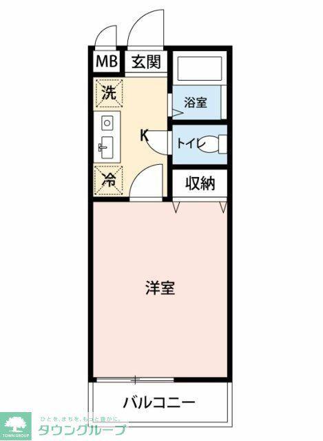 マイナビ STAYミライエ大宮浅間町(1K/3階)の間取り写真