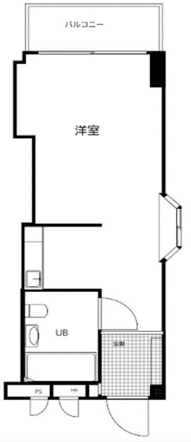 第36美和ハウス津田沼A棟(1K/2階)の間取り写真
