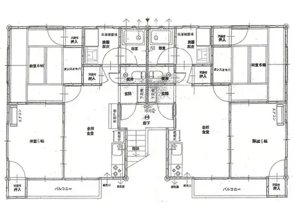 アイリス串戸(2DK/2階)の間取り写真