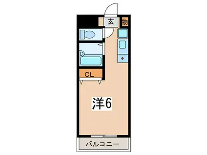 シティハイムおおつか(ワンルーム/1階)の間取り写真