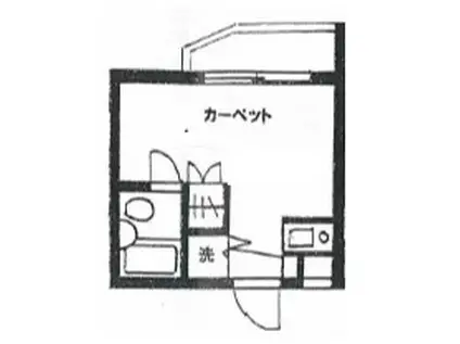 プレミアム渋谷本町(ワンルーム/1階)の間取り写真