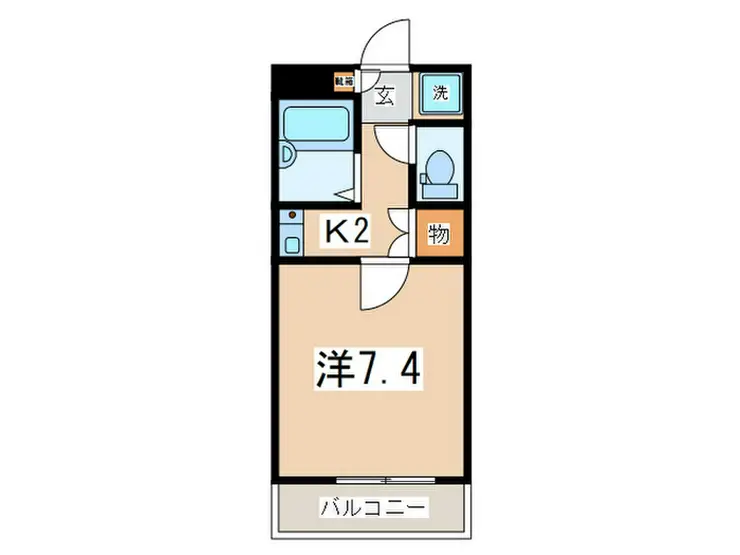 キャピタルヒロ 3階階 間取り