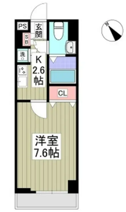 グランフォース横浜関内 7階階 間取り