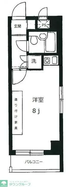 ライオンズマンション三鷹第7 2階階 間取り
