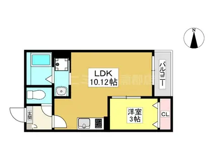 JACK HISHIIKE I(1LDK/1階)の間取り写真